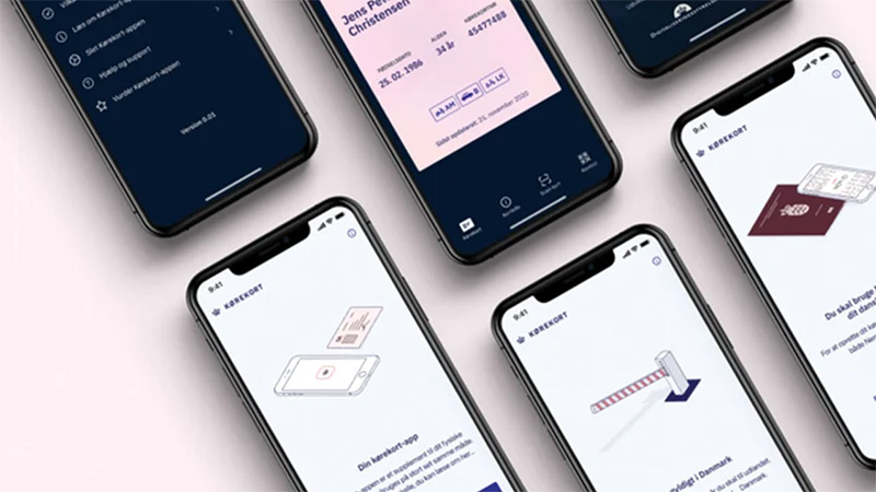 Danish digital driving licenses