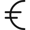Ikon bilde av euro-tegnet