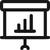 streamlinehq-presentation-projector-screen-bars-work-office-companies-100